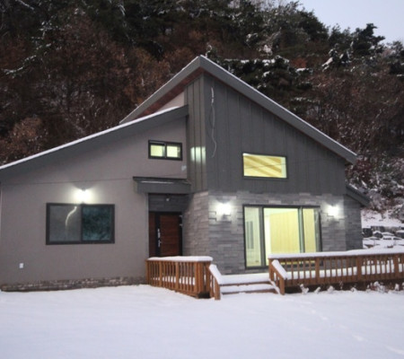 겨울철 단열 우수한 전원주택 시공