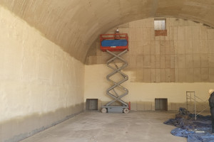 안산 경질우레탄폼 단열 시공사례 – 곡면 천장까지 완벽 시공!