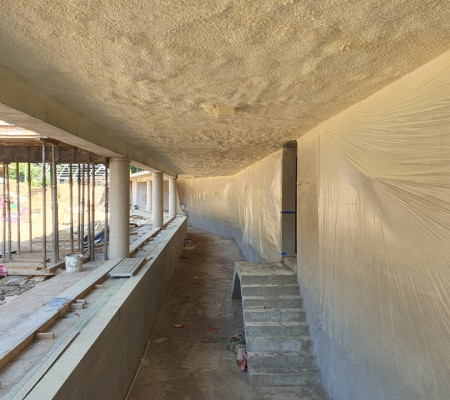 신축 필로티 단열은 경질우레탄폼이 정답입니다 (오산 시공사례)