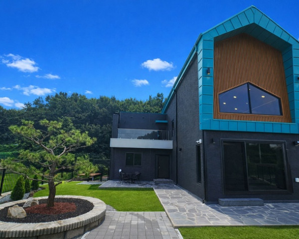 양주시 전원주택 시공, 다크톤 외장 …