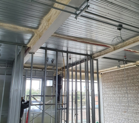 다세대주택·상가 신축 우레탄폼 단열공사 – 6층 전층 시공완료