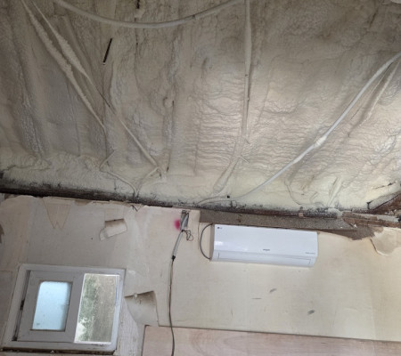 오산 다세대주택 준불연 우레탄폼 천장 단열 시공사례